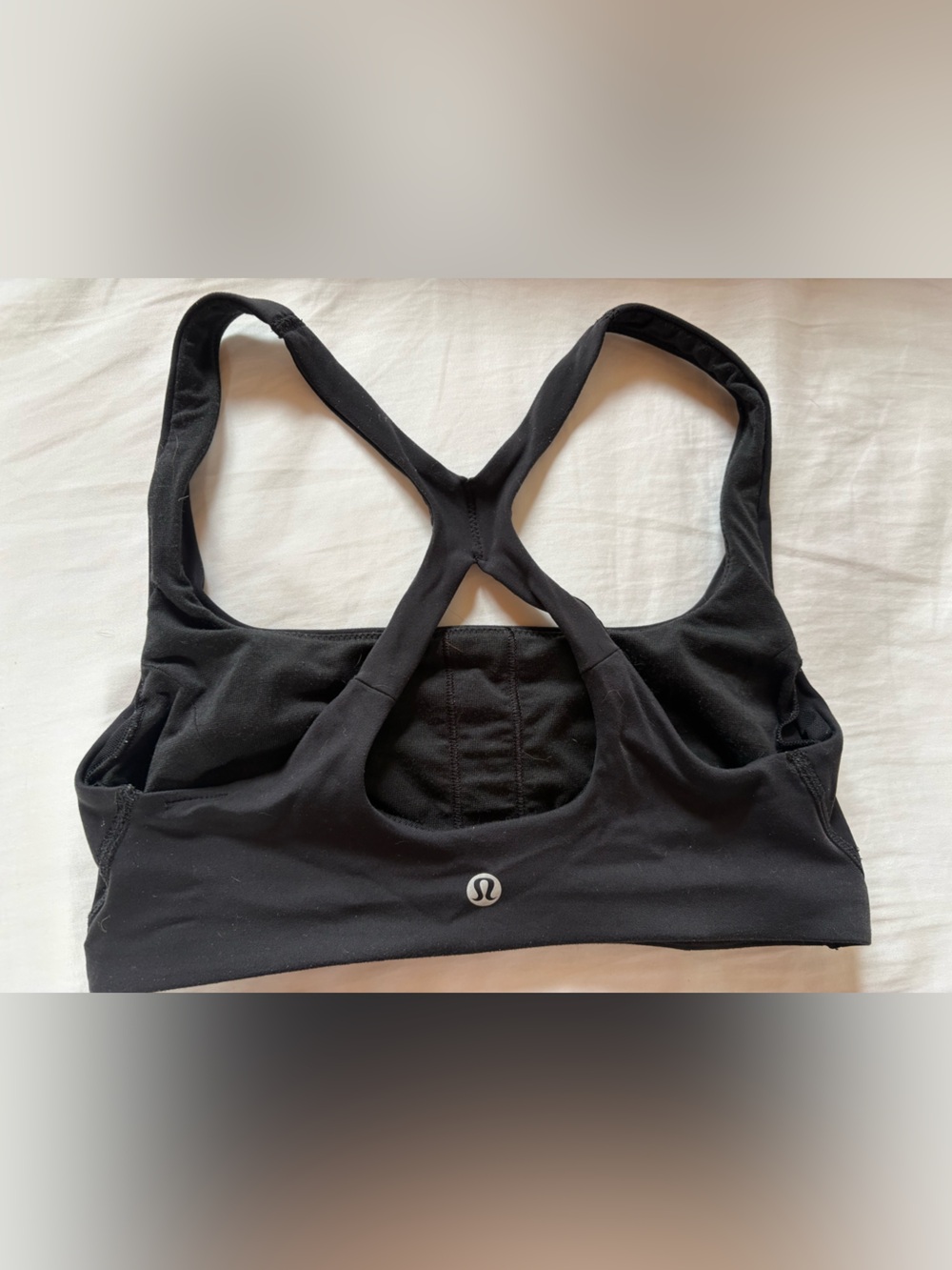lululemon athletica Black Racerback Sports Bra